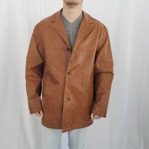 Andrew Marc Tan Trench Coat for Men